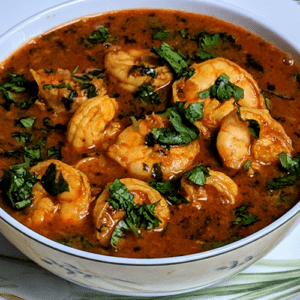 Shrimp Madras curry